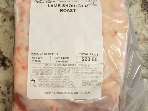 Lamb Shoulder Roast