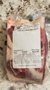 Leg 'O Lamb Roast