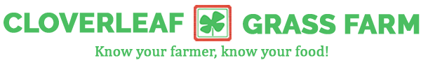 cloverleaf grass farm logo